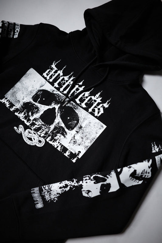 The Skull and The Serpent Hoodie - Black