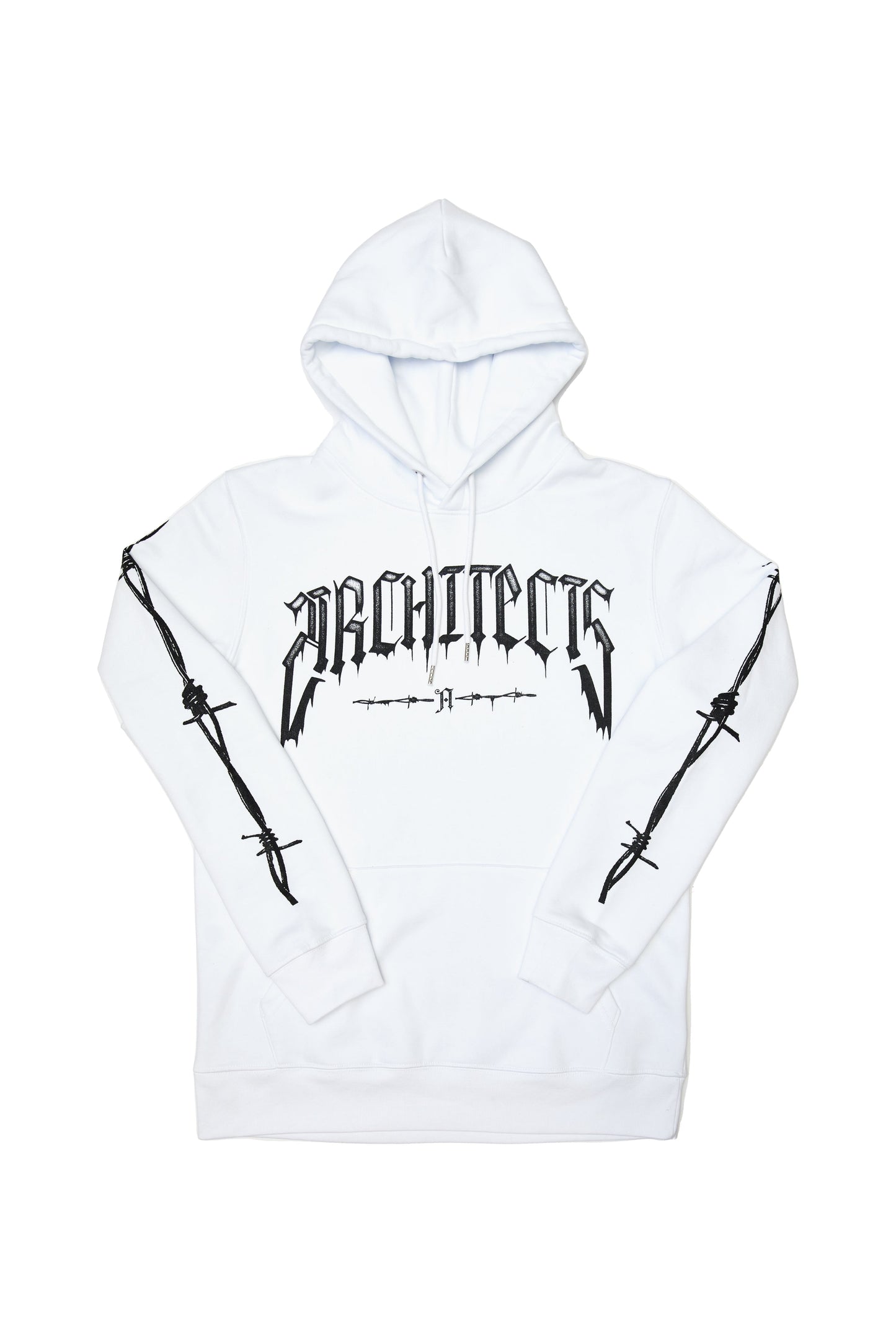 Barbed Wire Hoodie - White